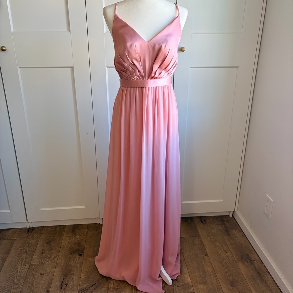 White by Vera Wang Blush Maxi Dress | 2
